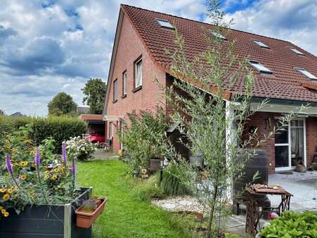 Gartenansicht Gartenansicht - Doppelhaushälfte in 27383 Scheeßel mit 119m² kaufen