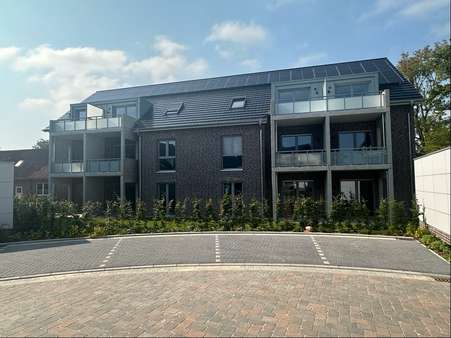 Ansicht Hausrückseite - Dachgeschosswohnung in 27389 Fintel mit 57m² kaufen