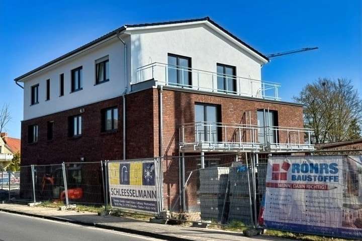 Straßenansicht Küsterkampweg (Beispiel nHaus 1) - Erdgeschosswohnung in 27383 Scheeßel mit 74m² kaufen