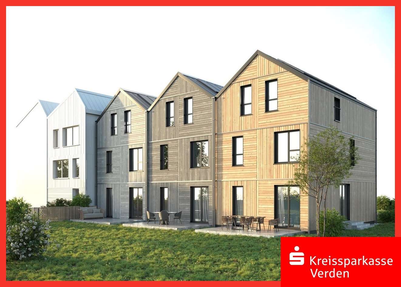 Gartenansicht Gartenansicht - Reihenmittelhaus in 28327 Bremen mit 144m² kaufen