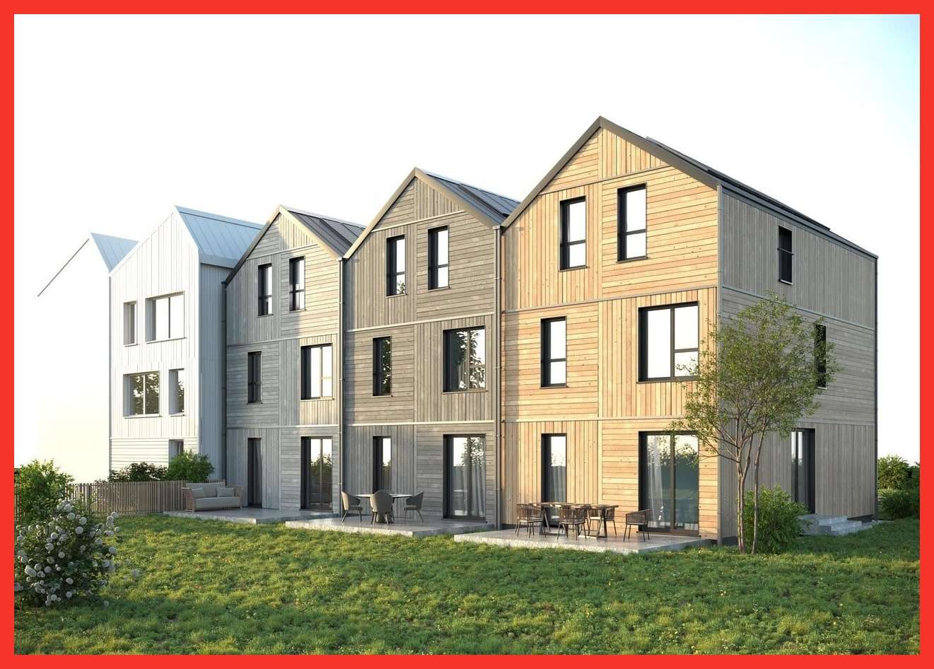 Gartenansicht - Reihenmittelhaus in 28327 Bremen mit 144m² kaufen