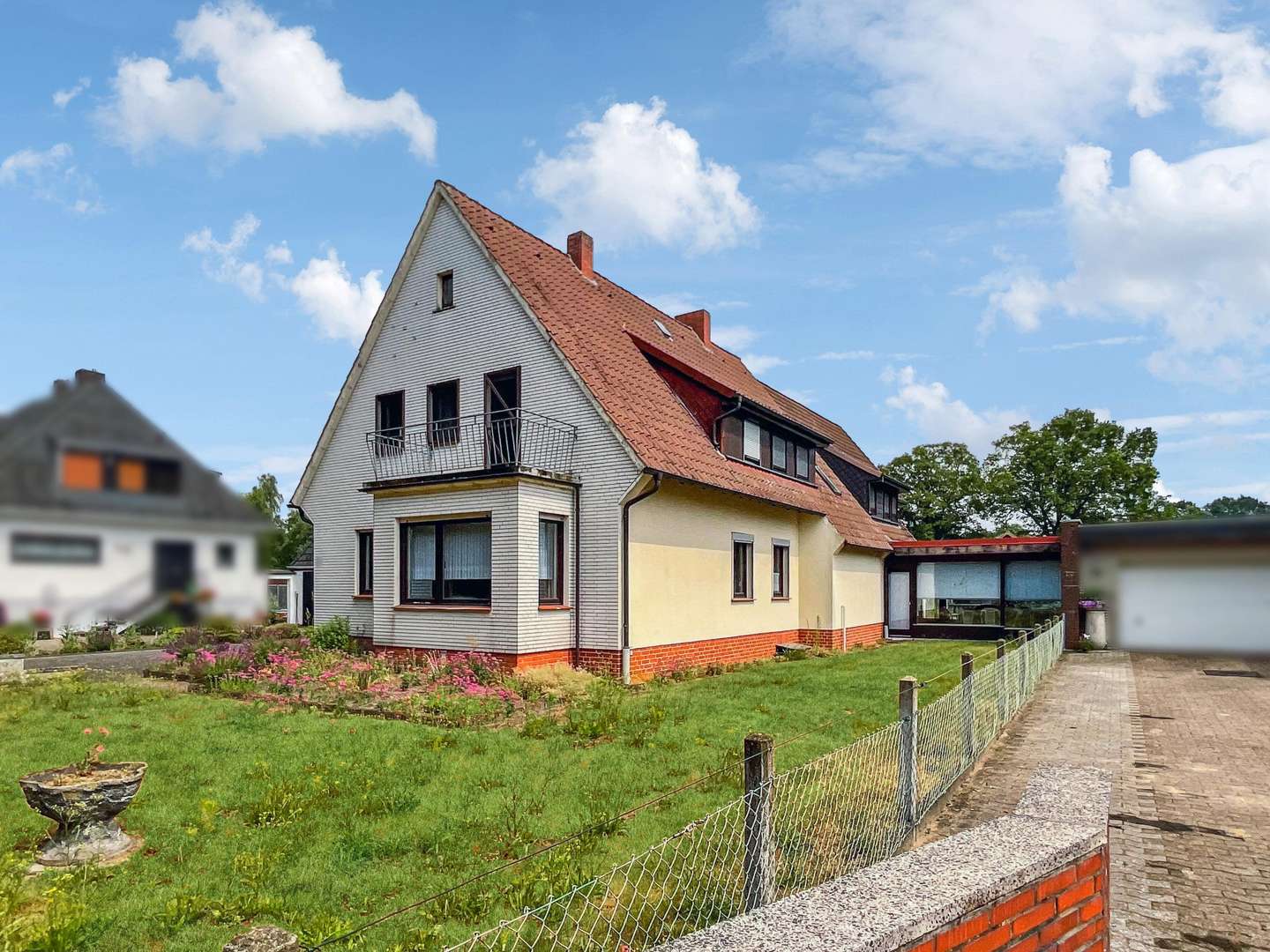 Straßenansicht - Zweifamilienhaus in 27339 Riede mit 167m² kaufen