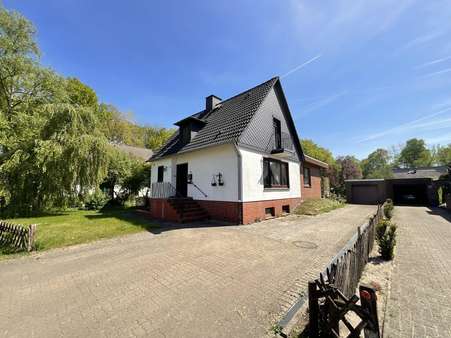Giebelansicht - Einfamilienhaus in 28870 Ottersberg mit 95m² kaufen