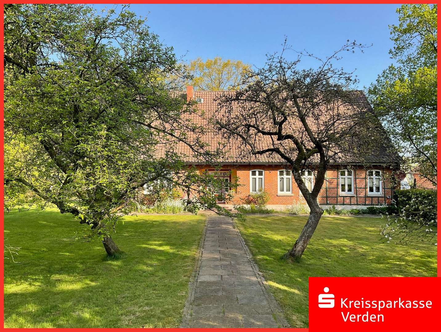 Straßenansicht und Vorgarten - Resthof in 28870 Ottersberg mit 220m² kaufen