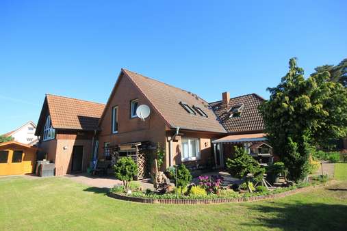 Gartenansicht Gartenansicht - Einfamilienhaus in 27313 Dörverden mit 197m² kaufen