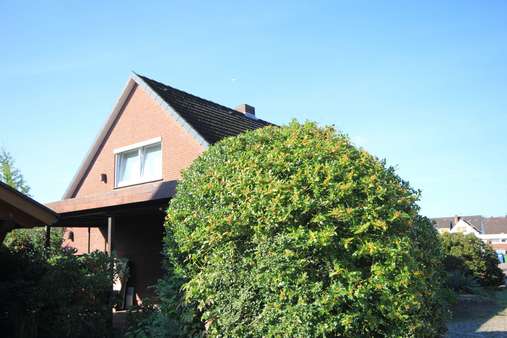 Seitenansicht mit Carport - Einfamilienhaus in 27283 Verden mit 108m² kaufen