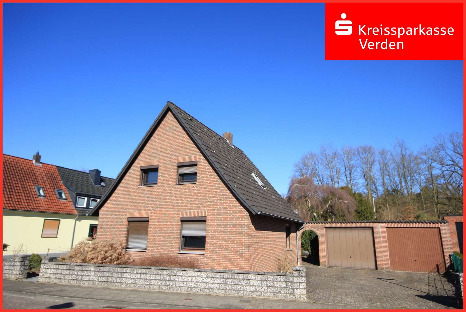Straßenansicht - Einfamilienhaus in 27283 Verden mit 97m² kaufen