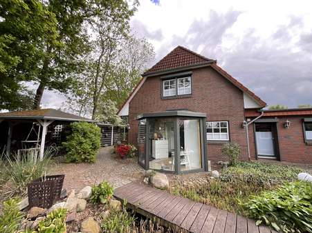 Außenansicht (Fronteingang) - Einfamilienhaus in 27321 Thedinghausen mit 180m² kaufen