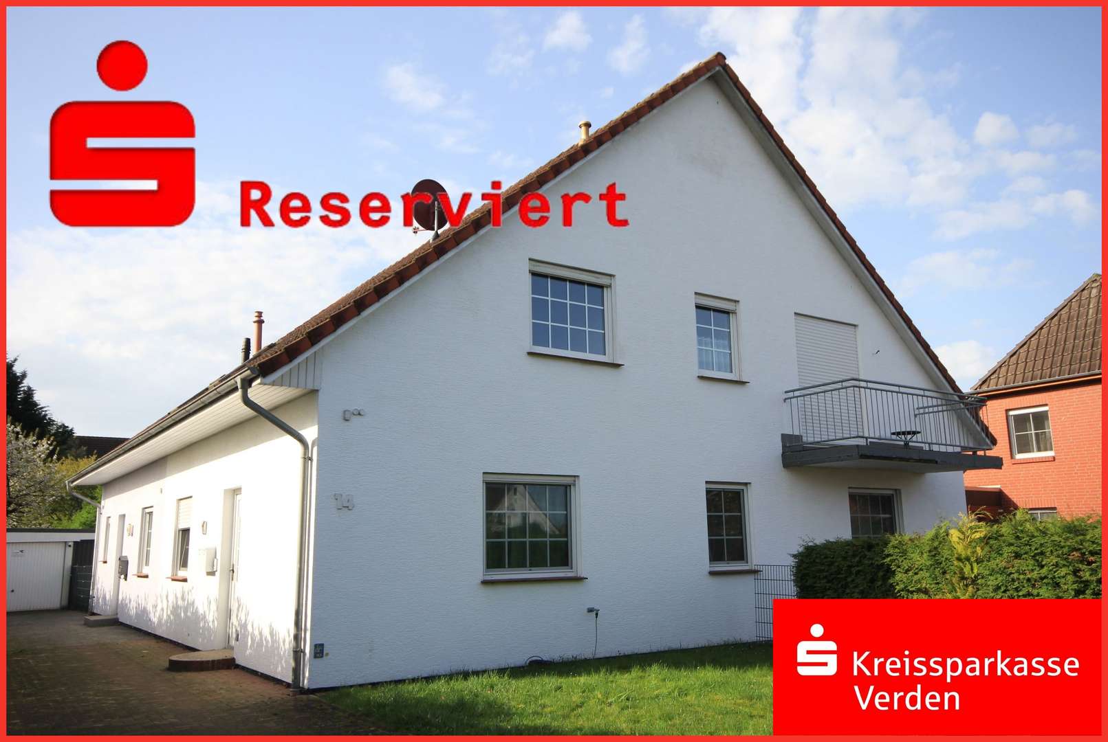 Straßenansicht Straßenansicht - Doppelhaushälfte in 27313 Dörverden mit 146m² kaufen