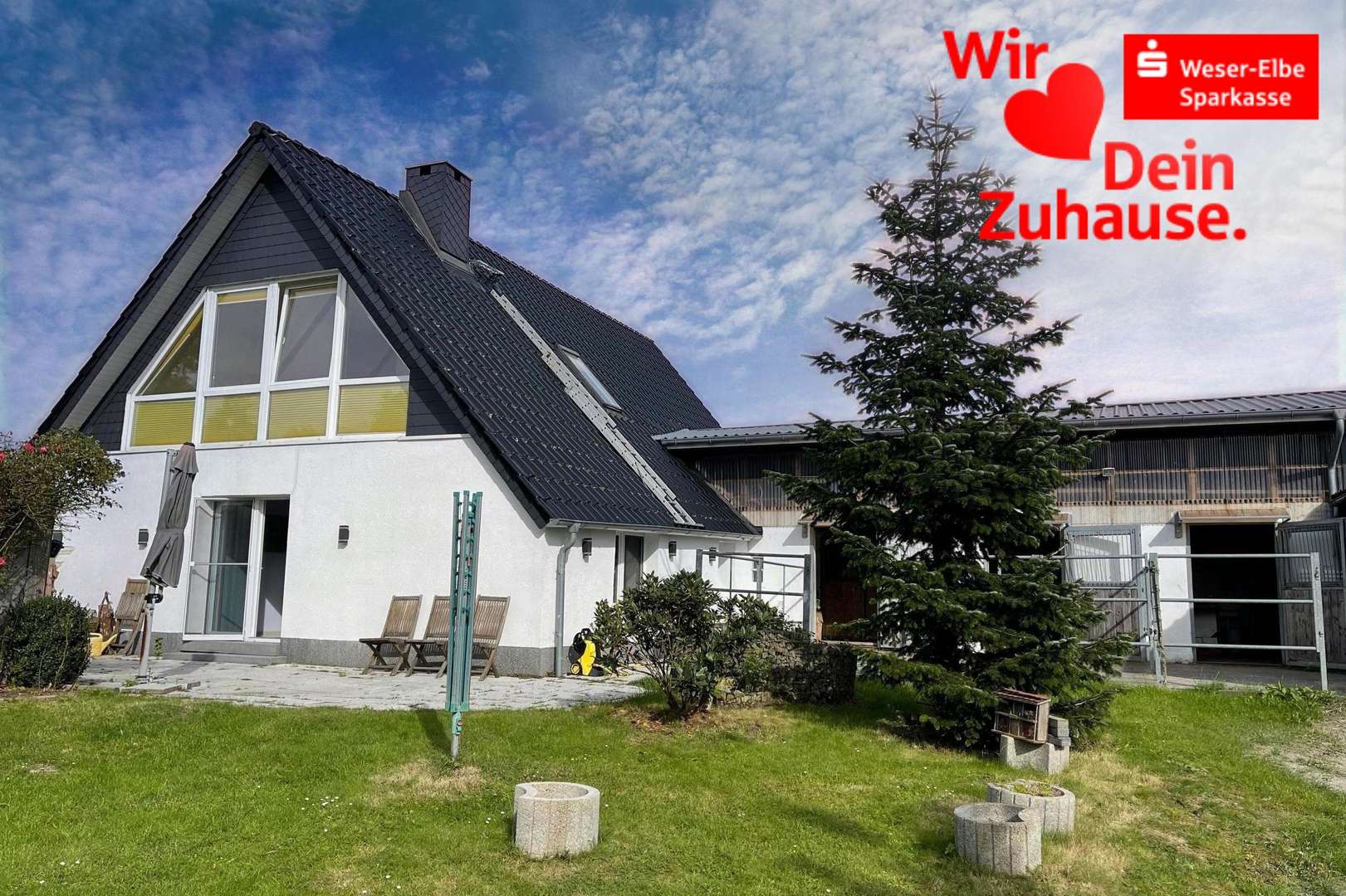 Gartenansicht - Einfamilienhaus in 27639 Wurster Nordseeküste mit 140m² kaufen