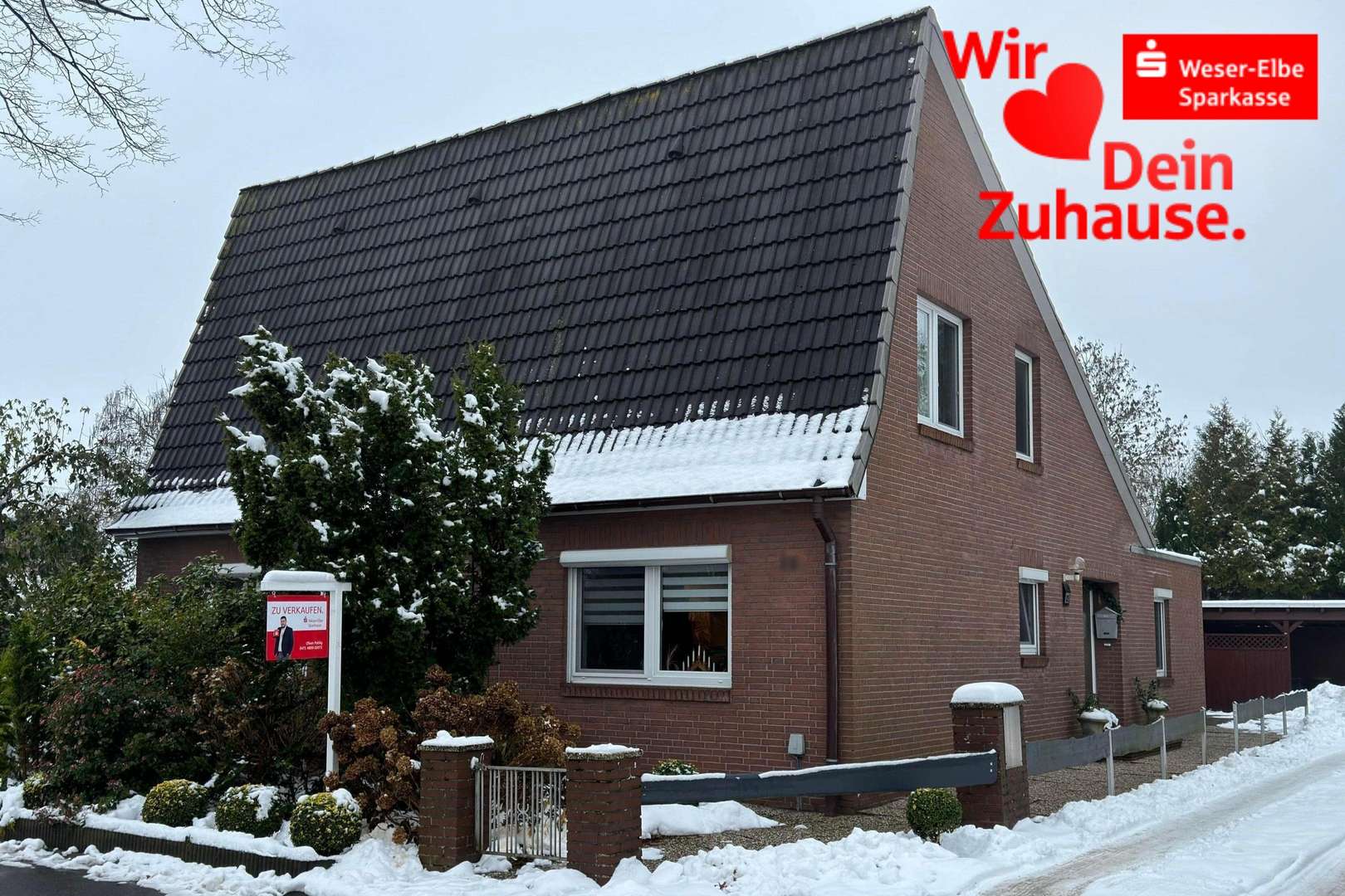Straßenansicht - Zweifamilienhaus in 21765 Nordleda mit 182m² kaufen