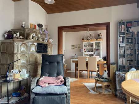 Wohnzimmer Blick zum EZ - Einfamilienhaus in 27578 Bremerhaven mit 84m² kaufen