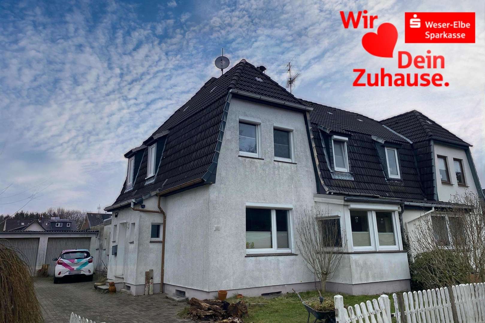 Straßenansicht - Doppelhaushälfte in 27578 Bremerhaven mit 126m² kaufen