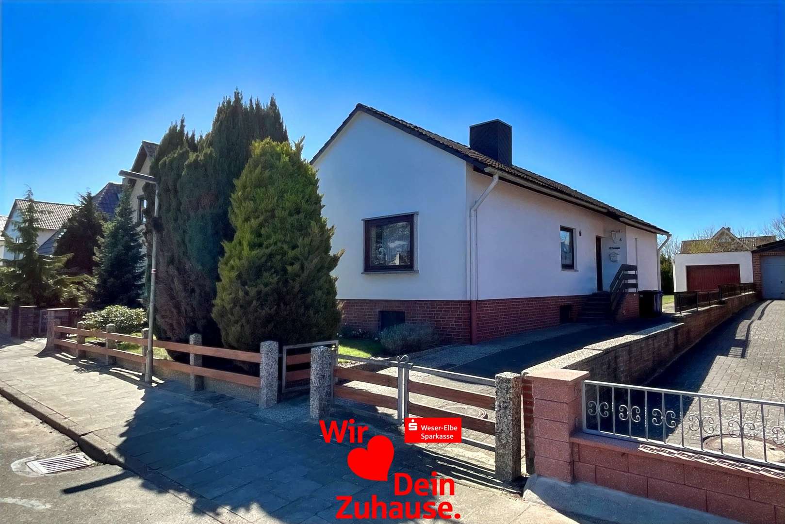 Straßenansicht - Bungalow in 27619 Schiffdorf mit 79m² kaufen