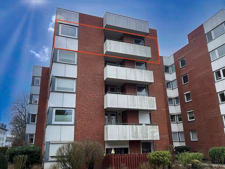 Seitenansicht - Etagenwohnung in 27570 Bremerhaven mit 57m² kaufen