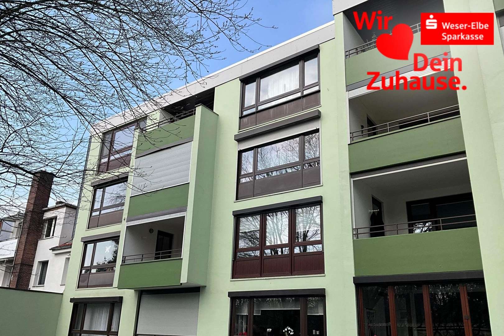 Rückseite - Etagenwohnung in 27568 Bremerhaven mit 79m² kaufen