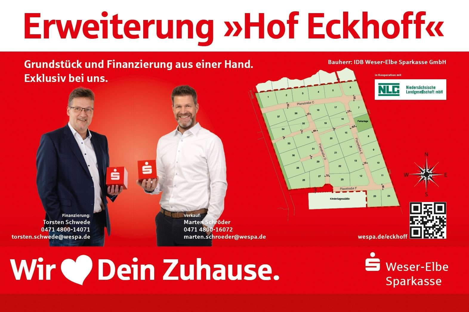Ansprechpartner - Grundstück in 27624 Geestland mit 677m² kaufen