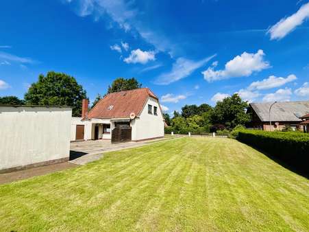 Gartenansicht Gartenansicht - Einfamilienhaus in 27619 Schiffdorf mit 135m² kaufen