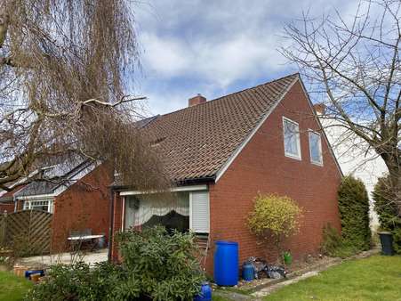 Terrassenansicht - Reihenendhaus in 27607 Geestland mit 108m² kaufen