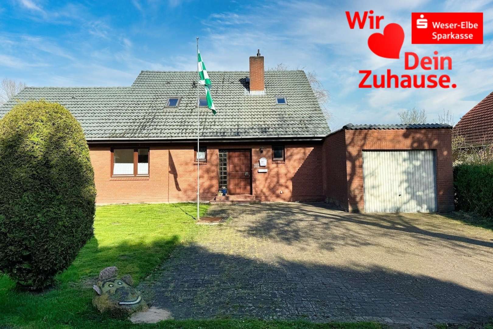 Frontansicht - Einfamilienhaus in 27639 Wurster Nordseeküste mit 150m² kaufen