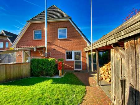 Gartenansicht - Doppelhaushälfte in 27572 Bremerhaven mit 120m² günstig kaufen