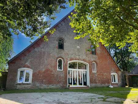Straßenansicht - Bauernhaus in 27639 Wurster Nordseeküste mit 400m² kaufen
