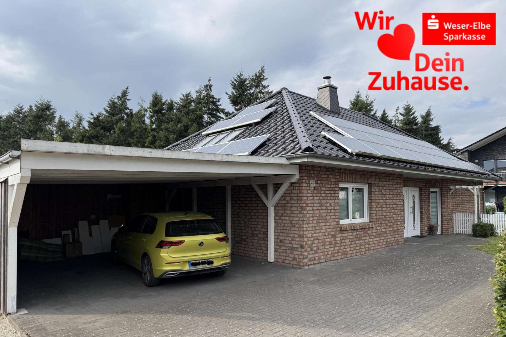 Straßenansicht - Bungalow in 27639 Wurster Nordseeküste mit 210m² kaufen