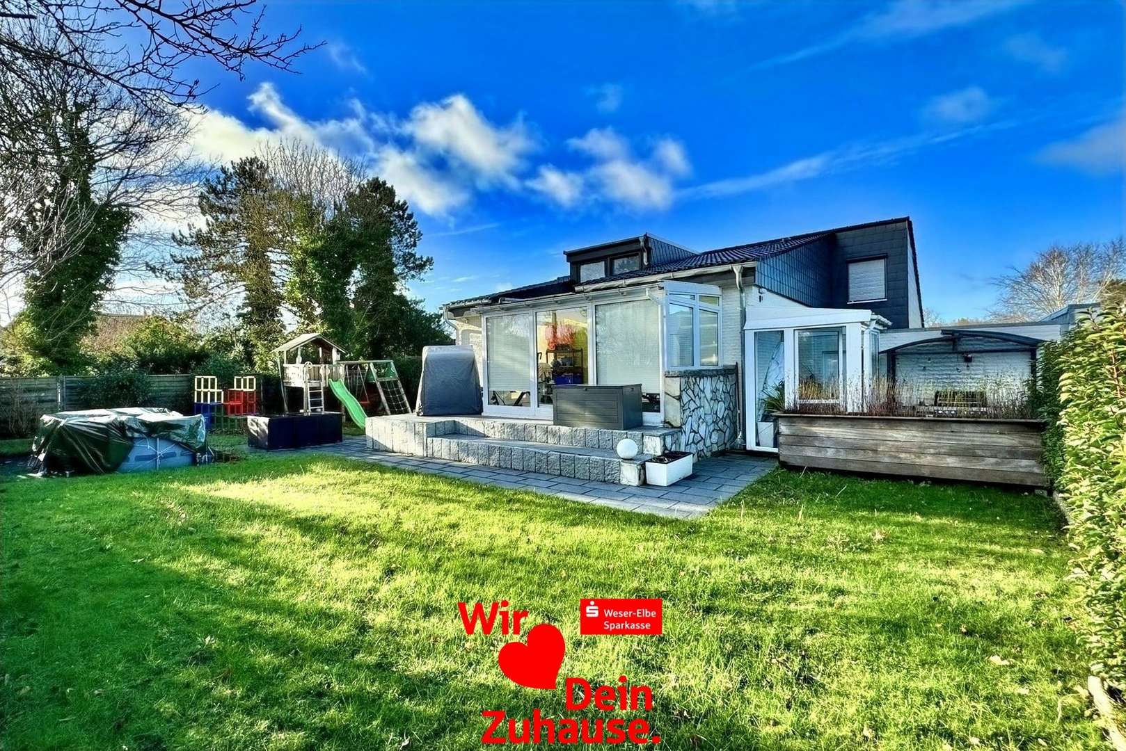 Gartenansicht - Einfamilienhaus in 27476 Cuxhaven mit 286m² kaufen