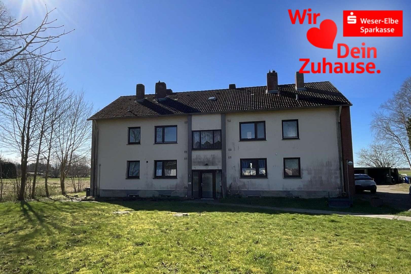 Vorderansicht I - Mehrfamilienhaus in 21775 Steinau mit 236m² kaufen