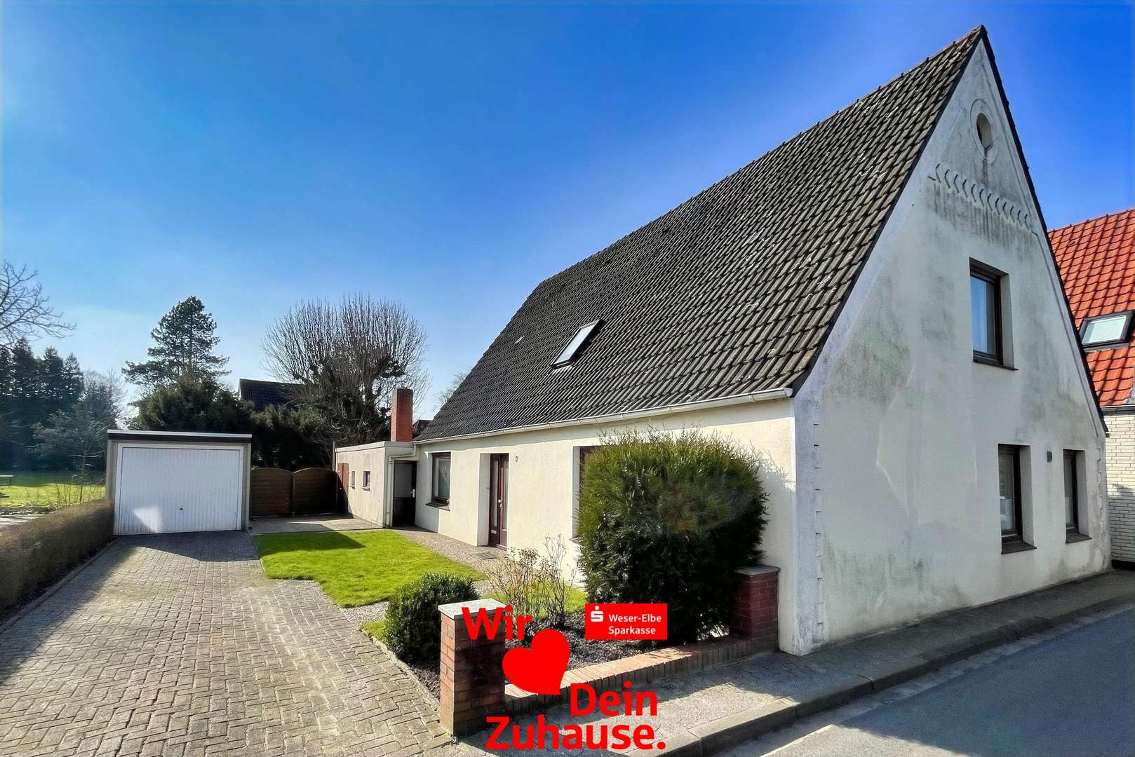 Straßenansicht - Einfamilienhaus in 27639 Wurster Nordseeküste mit 143m² kaufen