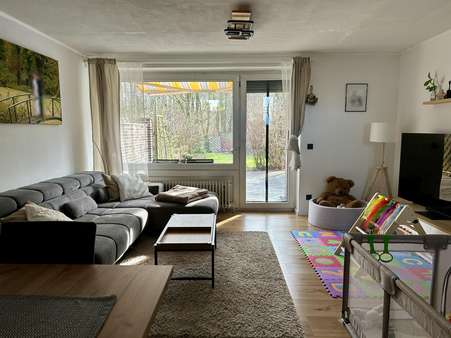 Bilck in den Garten - Reihenmittelhaus in 27580 Bremerhaven mit 118m² kaufen