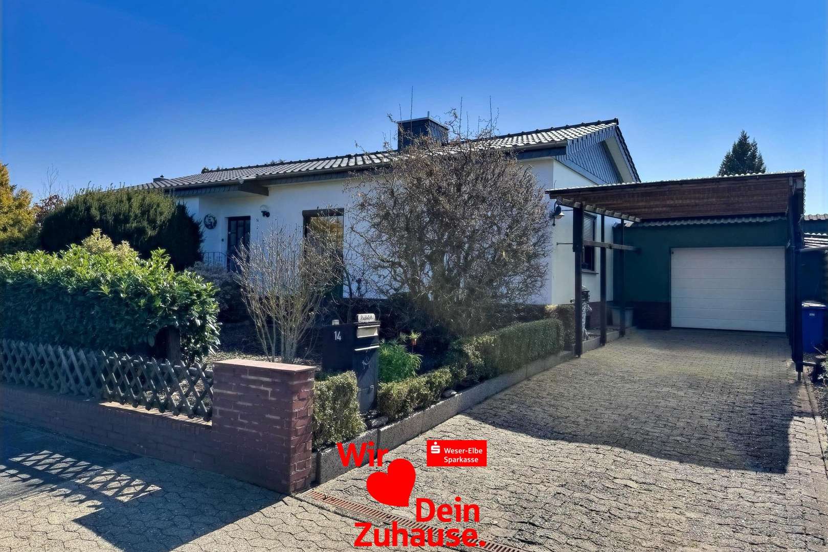 Straßenansicht - Bungalow in 27639 Wurster Nordseeküste mit 81m² kaufen