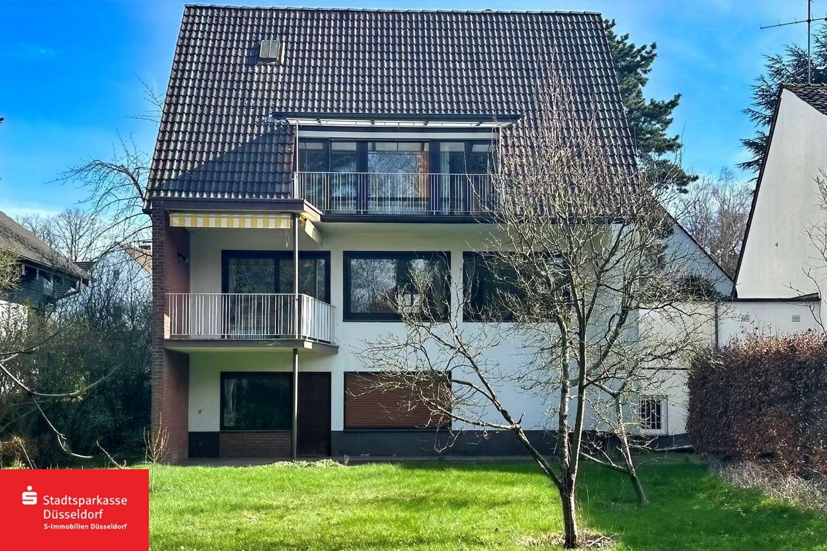 Rückseite Gartensicht - Einfamilienhaus in 40472 Düsseldorf mit 134m² kaufen