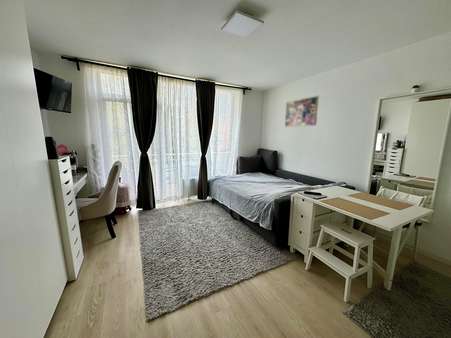 Wohn-Schlafzimmer - Appartement in 40474 Düsseldorf mit 26m² kaufen
