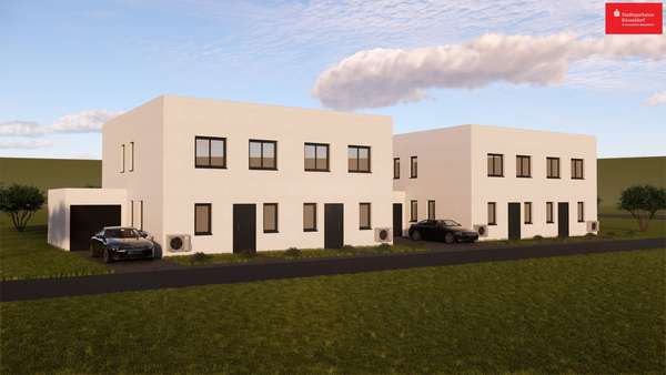 Vorderansicht - Doppelhaushälfte in 41564 Kaarst mit 125m² kaufen