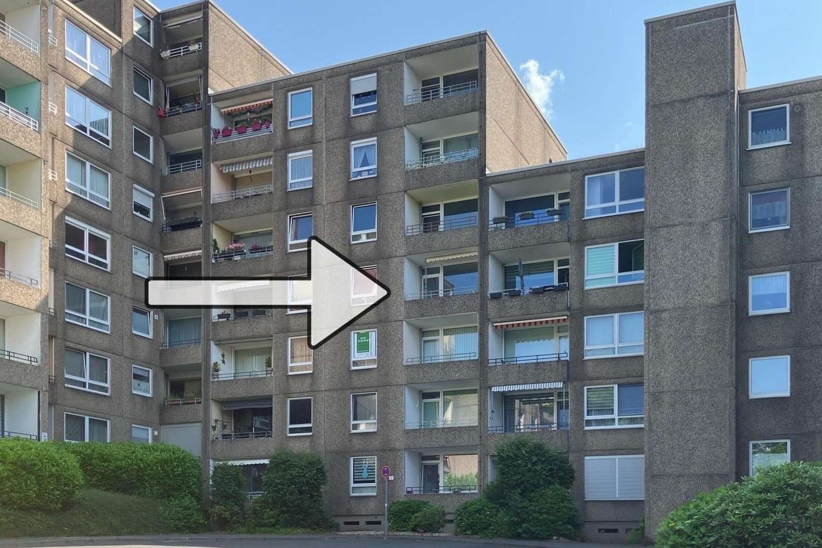 Balkonansicht - Appartement in 40822 Mettmann mit 36m² als Kapitalanlage kaufen