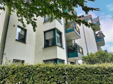 Rückansicht, Balkone Rückansicht, Balkone - Etagenwohnung in 40822 Mettmann mit 63m² kaufen