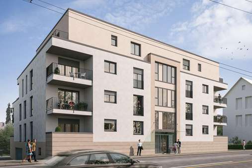 Vorderansicht - Visualiesierung - Etagenwohnung in 42657 Solingen mit 74m² mieten