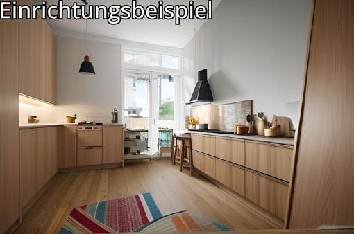 Küche mit kleinem Balkon - Etagenwohnung in 41564 Kaarst mit 85m² kaufen