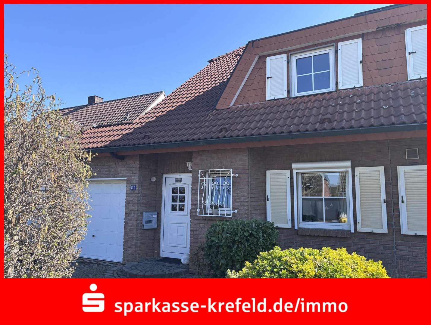 Straßenansicht - Doppelhaushälfte in 47877 Willich mit 120m² kaufen