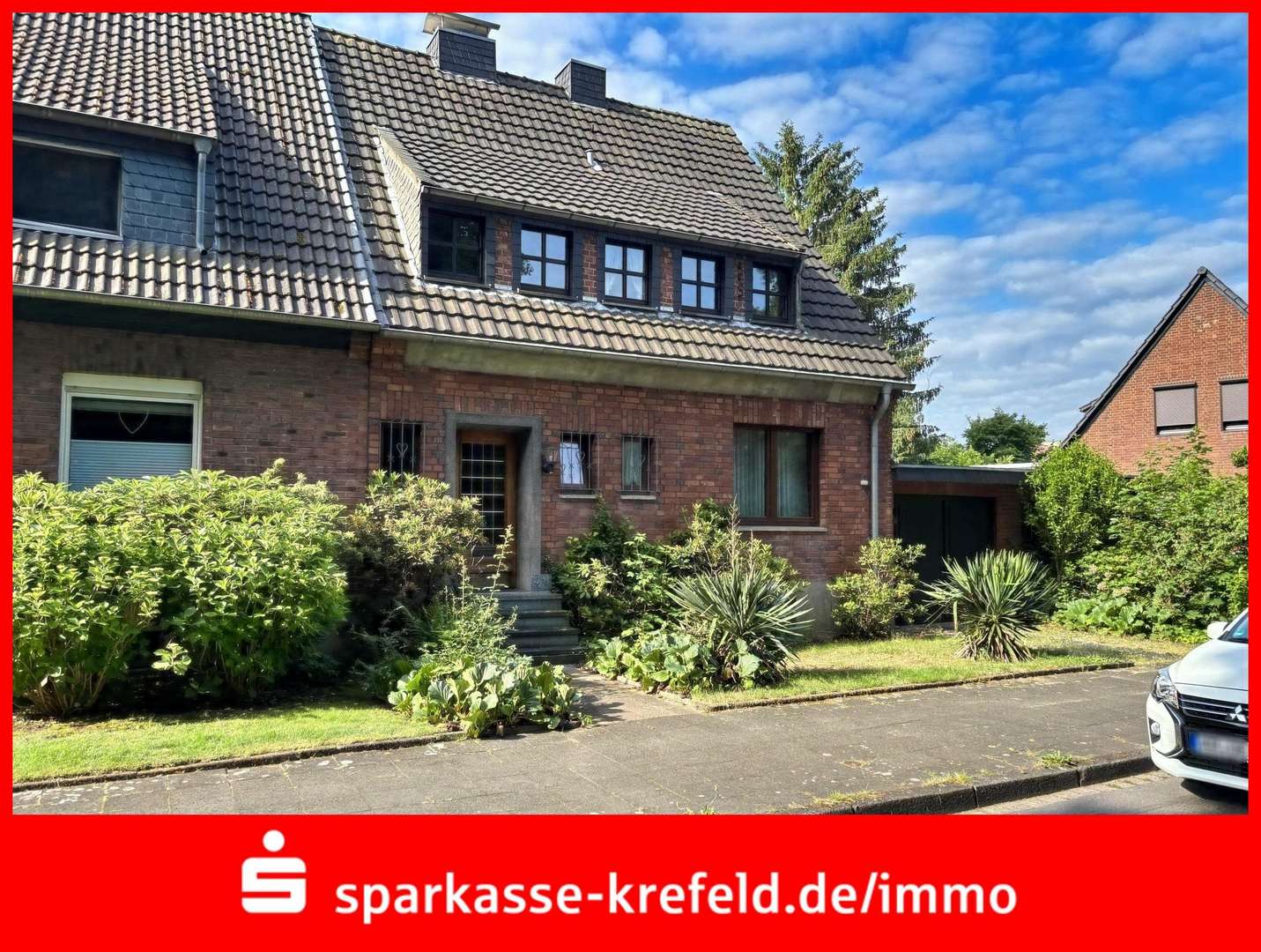 Front - Doppelhaushälfte in 47809 Krefeld mit 100m² kaufen