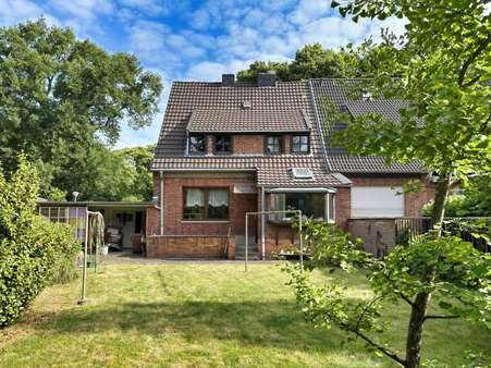 Rückansicht - Doppelhaushälfte in 47809 Krefeld mit 100m² kaufen