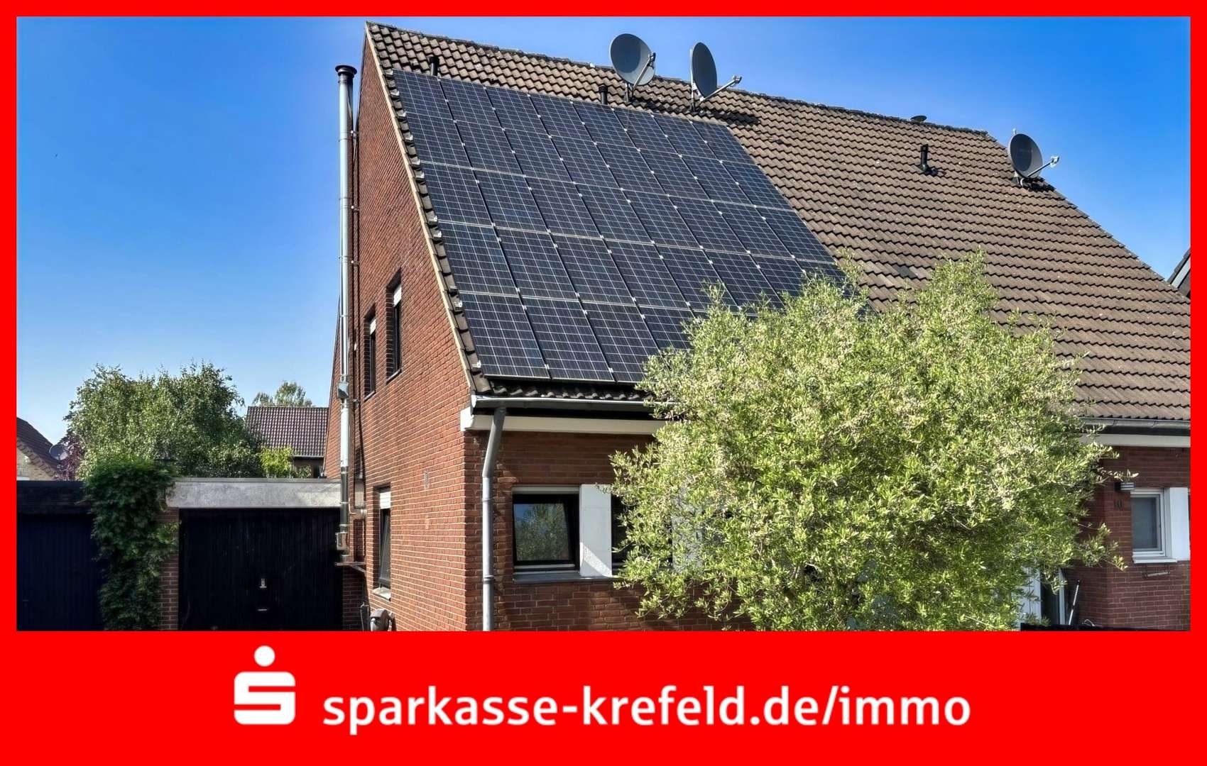 Front - Doppelhaushälfte in 40668 Meerbusch mit 101m² kaufen