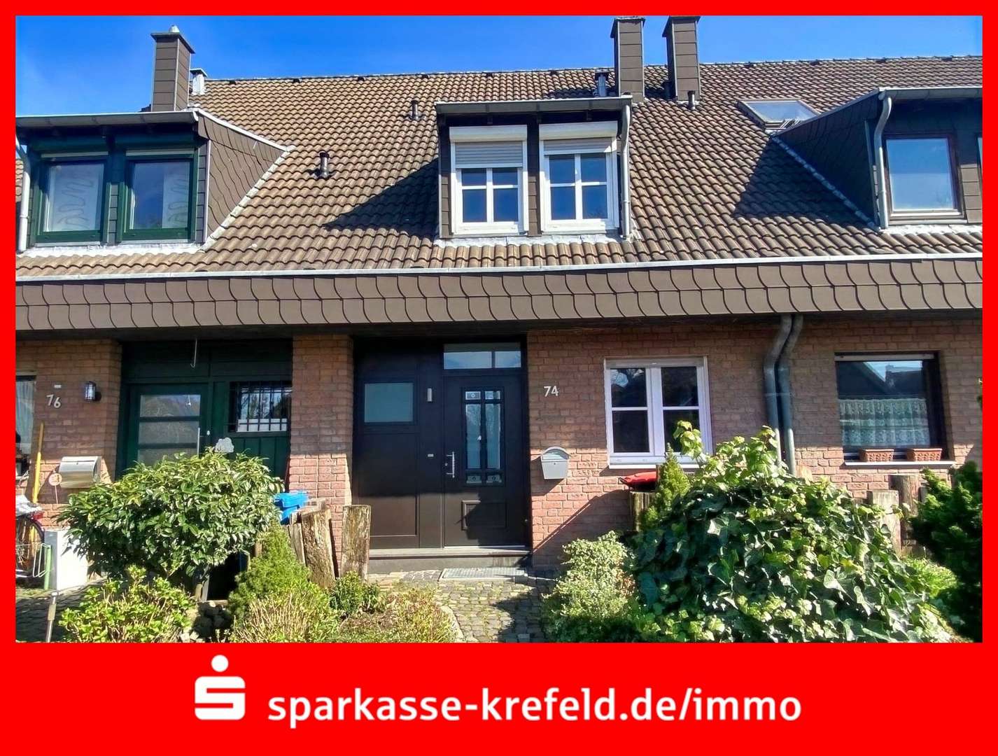 Außenansicht - Reihenmittelhaus in 47839 Krefeld mit 110m² kaufen