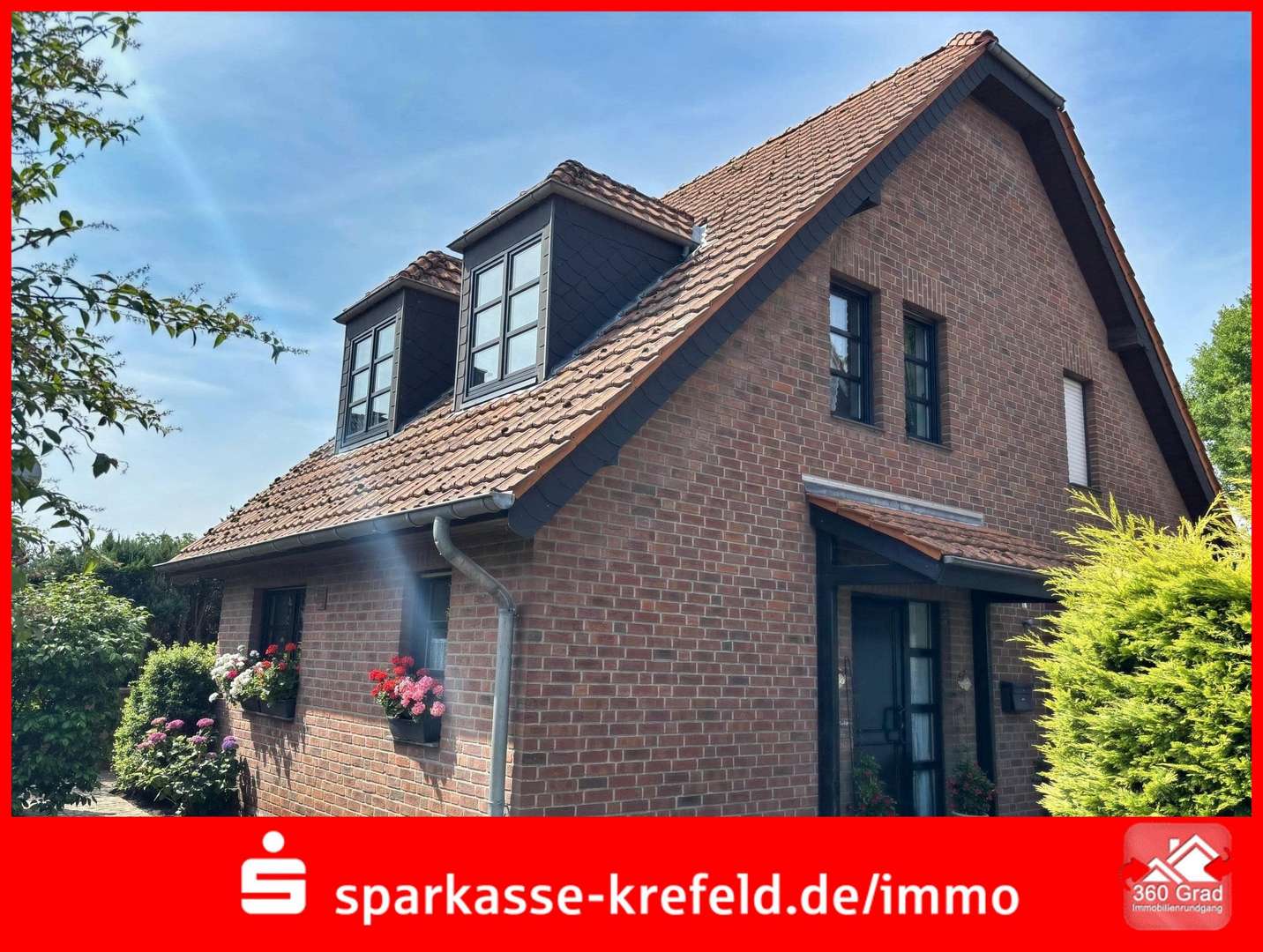 Vorderansicht Vorderansicht - Einfamilienhaus in 47809 Krefeld mit 130m² kaufen