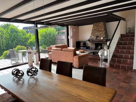 Wohn-Essraum mit Kamin - Einfamilienhaus in 47906 Kempen mit 125m² kaufen