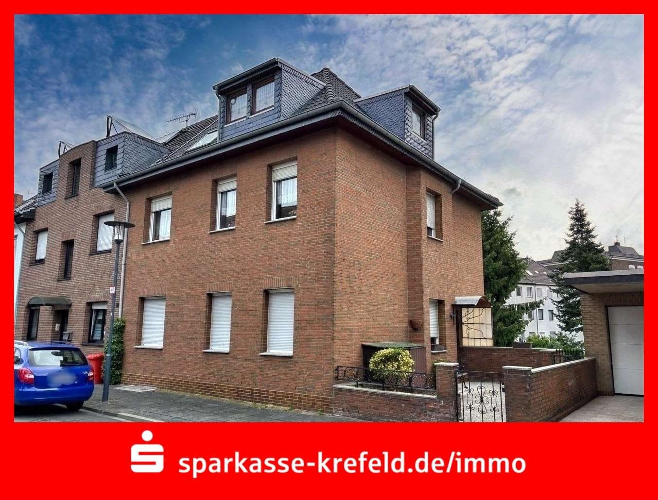 Vorderansicht Vorderansicht - Zweifamilienhaus in 47809 Krefeld mit 120m² kaufen