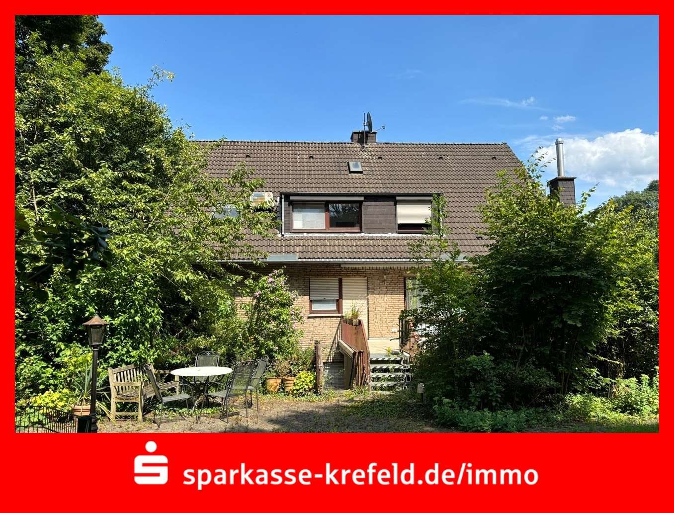 Gartenansicht - Zweifamilienhaus in 47809 Krefeld mit 200m² kaufen