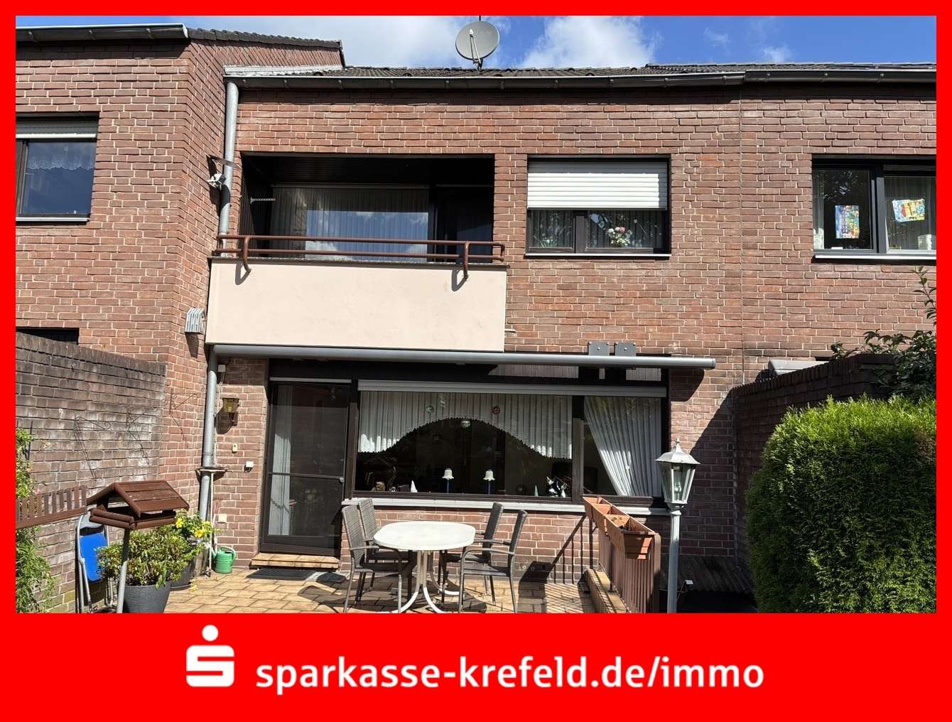 Gartenansicht - Reihenmittelhaus in 47800 Krefeld mit 109m² kaufen