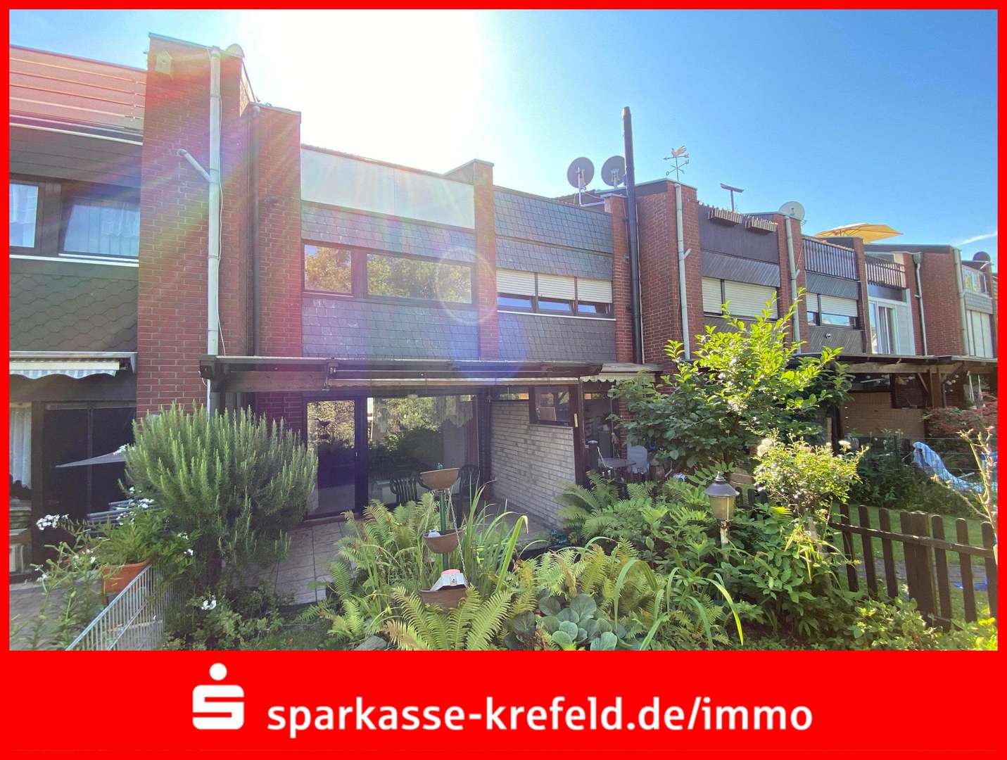 Gartenansicht - Reihenmittelhaus in 47877 Willich mit 110m² kaufen